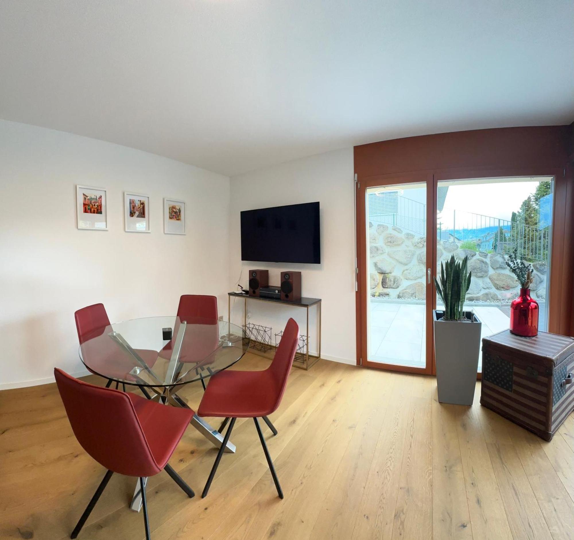 Komfortable Ferienwohnung In Beckenried, Nidwalden Bagian luar foto